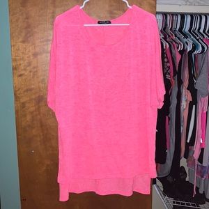Glitzy girls hot pink blouse